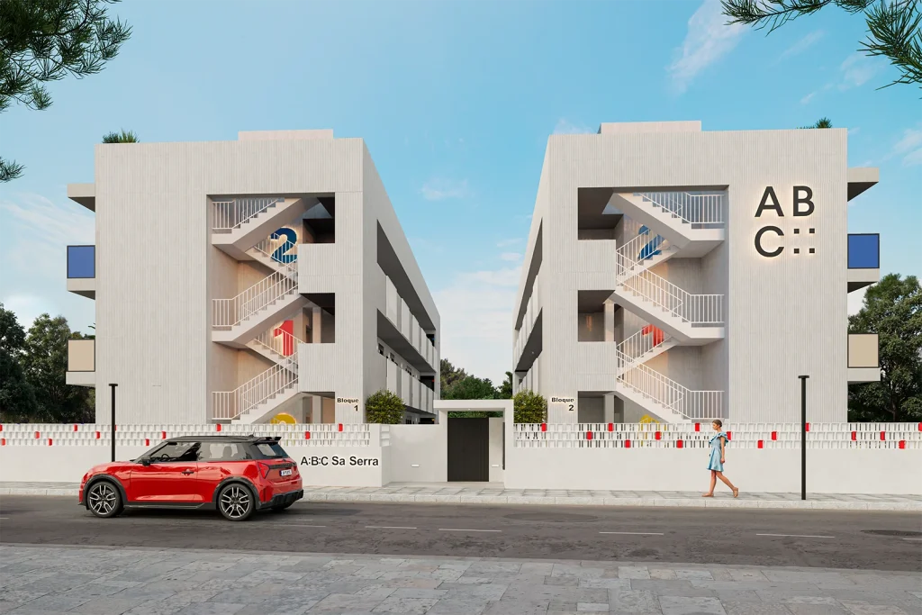 FRONT FACADE renovations stairs + balconies + lettering (1)